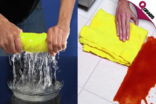 From QR49, Soak Up Messes with Packs of 8 Super Absorbent ShamWow Cleaning Towels! (Up to QR220 Value)